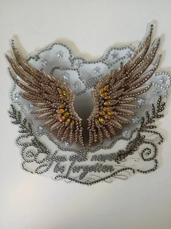 Angel wings diamond art by Liz