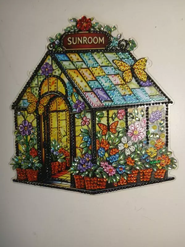 Sunroom diamond art by Liz